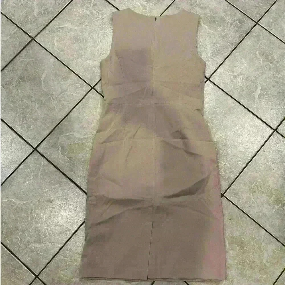 Banana Republic Twill Lined Sleeveless Sheath Dress Size 6